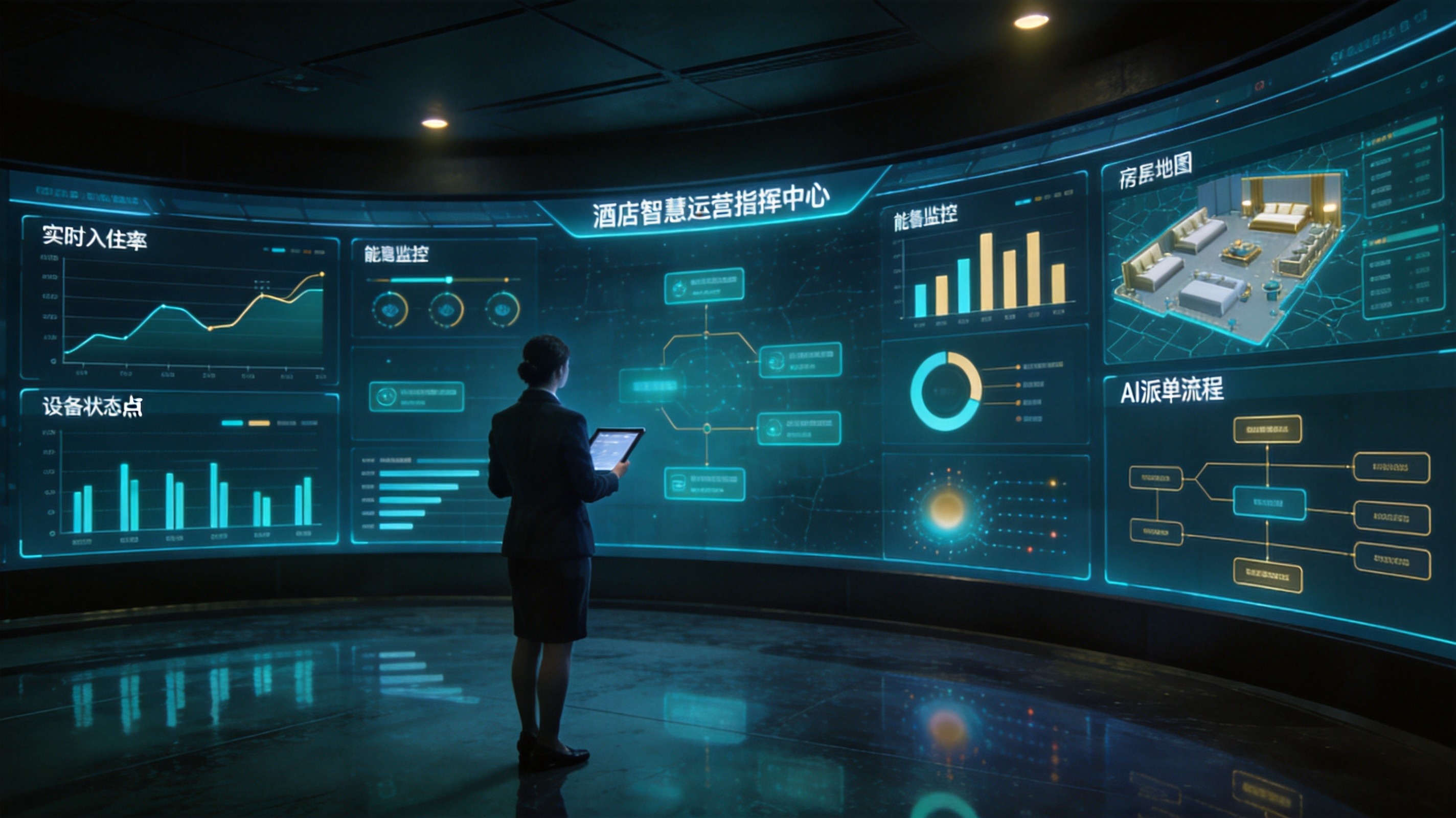 數(shù)據(jù)驅動的酒店智能運營指揮中心